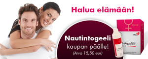 Nautintogeeli kaupan päälle!  