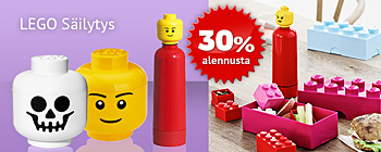 30% alennusta säilytys - LEGO!