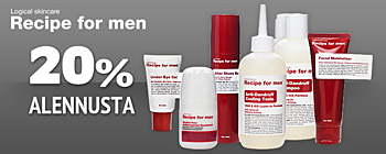 Recipe for men - 20% alennusta!