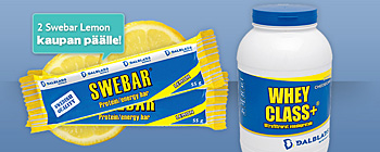 2 Swebar Lemon-patukkaa kaupan päälle!