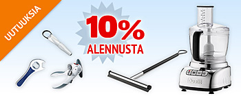 10% alennusta - uutuuksia!