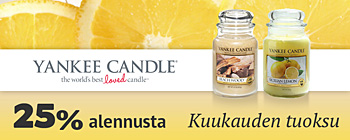 25% alennusta kuukauden Yankee Candle-tuoksusta! 