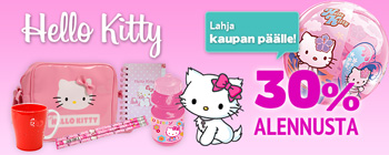 Hello Kitty 30% alennusta + lahja kaupan päälle!