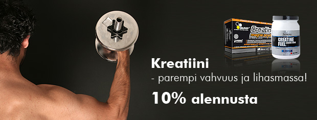 Just nu! 10% rabatt på Kreatin!