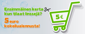 Kokeilualennus 5 €