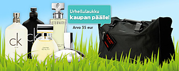 Calvin Klein - urheilulaukku kaupan päälle!