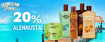 Hawaiian Tropic - 20% alennusta!