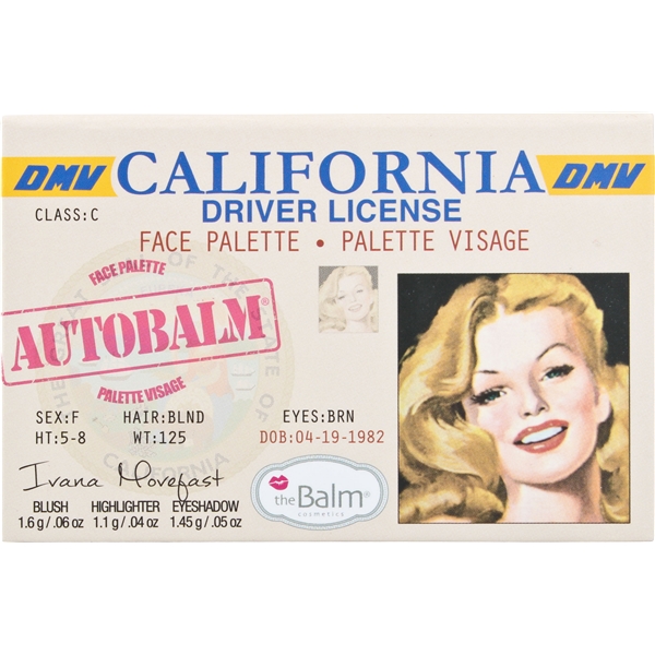 Autobalm California - Face Palette (Kuva 1 tuotteesta 2)