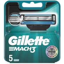 5 kpl/paketti - Gillette Mach 3