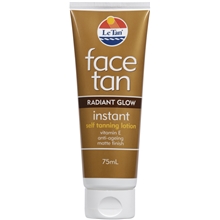 Face Tan Radiant Glow Instant Self Tanning Lotion