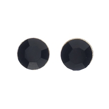Silver Plated Round Stud Earrings
