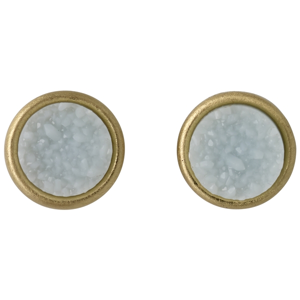 Small Round Earrings Gold Plated (Kuva 1 tuotteesta 2)