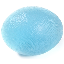 Oval power grip ball