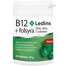 60 tablettia - B12+Folsyra