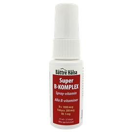 Super B Komplex spray med folsyra