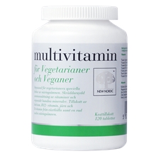 120 tablettia - Multivitamin för vegetarianer och veganer