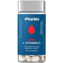 Pharbio Järn + Vitamin C 90 kpl