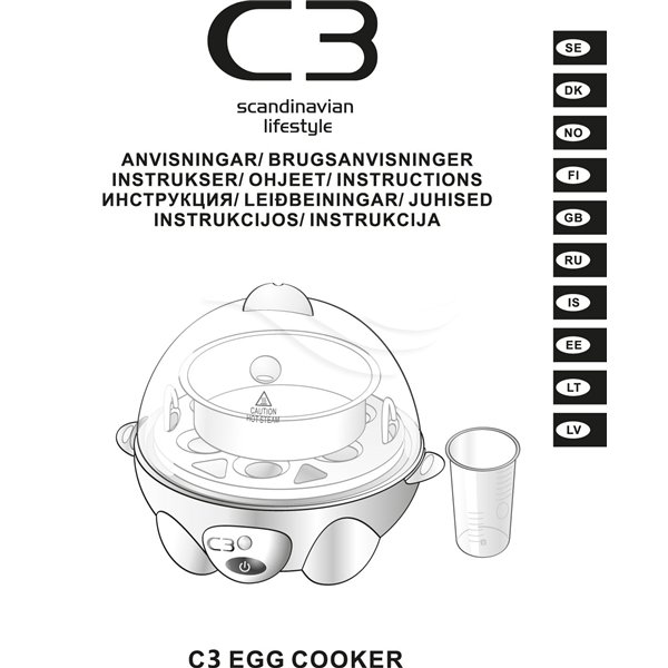 C3 EggXpert kananmunankeitin (Kuva 6 tuotteesta 6)