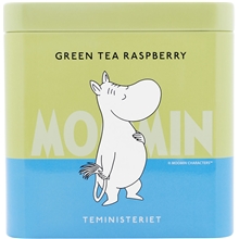 Moomin Green Tea Raspberry Tin 100 gr