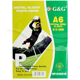 G&G - Glossy Photo Paper (2880 dpi) A6