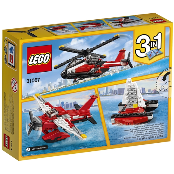 31057 LEGO Creator Tulipunainen helikopteri (Kuva 2 tuotteesta 7)