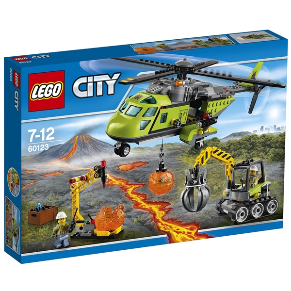 60123 LEGO City Tulivuoren jakeluhelikopteri (Kuva 1 tuotteesta 3)