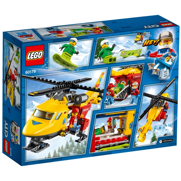 60179 LEGO City Ambulanssihelikopteri (Kuva 2 tuotteesta 4)