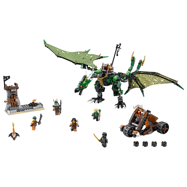 70593 LEGO Ninjago Vihreä NRG-lohikäärme (Kuva 2 tuotteesta 3)