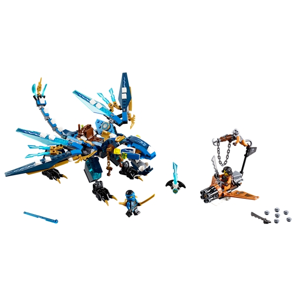 70602 LEGO Ninjago Jayn elementtilohikäärme (Kuva 2 tuotteesta 3)