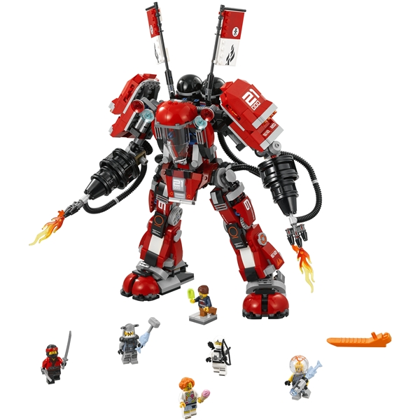 70615 LEGO Ninjago Tulirobotti (Kuva 1 tuotteesta 7)