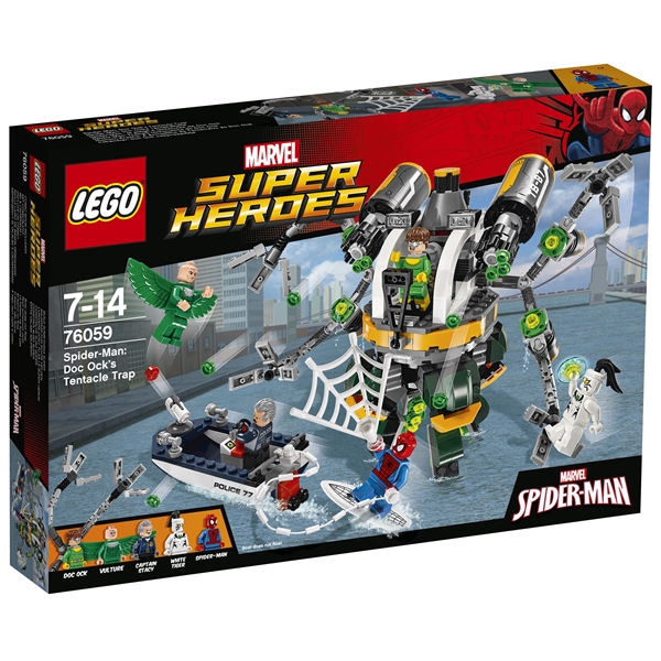 76059 LEGO Tohtori Mustekalan lonkeroansa (Kuva 1 tuotteesta 3)