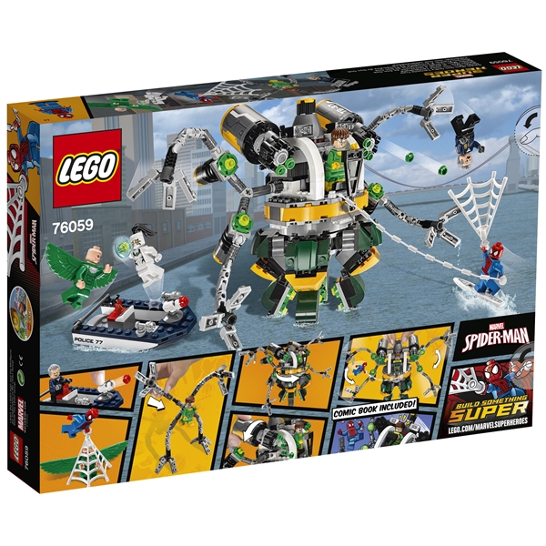 76059 LEGO Tohtori Mustekalan lonkeroansa (Kuva 3 tuotteesta 3)