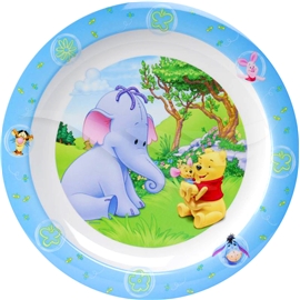 Nalle Puh Flat Tallrik Blå