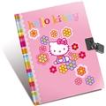 Hello Kitty Flower Päiväkirja lukolla