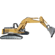 Siku 1:87 Liebherr Hydraulinen Kaivinkone 1874