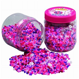 Hama Helmisetti Purkissa Roosa Mix