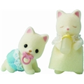 Sylvanian Families Silk Cat Twins