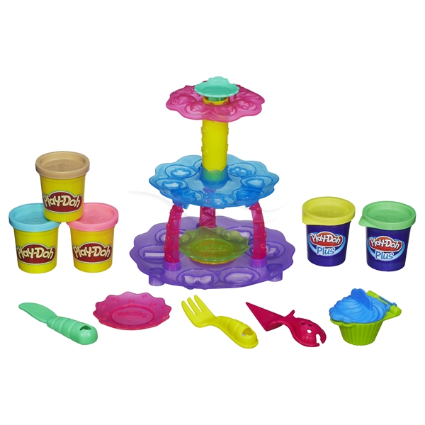 Play- Doh Sweet Shoppe Cupcake Tower (Kuva 2 tuotteesta 2)