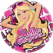 Barbie Kertakäyttölautaset, 10 kpl