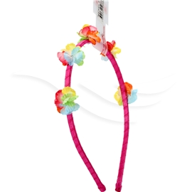 3384 Hair Band Rainbow Flowers
