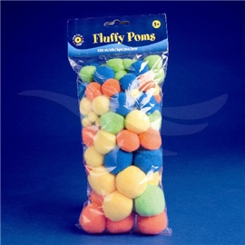 Askartelupussi Pallot neon, 50 kpl