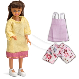 Lundby Småland Tyttö + Vaatteet