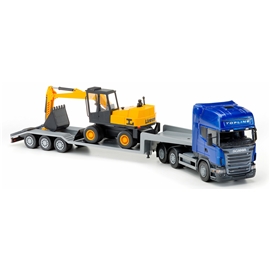 Scania Topline Low Loader & Excavator