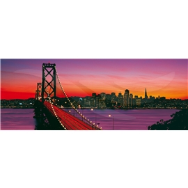 Palapeli 1000 Palaa Panorama Golden Gate Silta