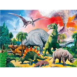 Palapeli 100 Palaa Dinosaurukset