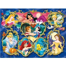 Palapeli 300 Palaa Disney-prinsessat