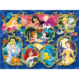 Palapeli 300 Palaa Disney-prinsessat