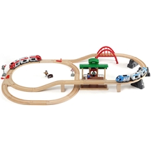 BRIO 33512 Matkustajavaunu Risteyssetti