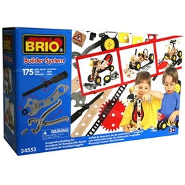 BRIO 34553 Rakennussarja, aloituspaketti, 176 osaa