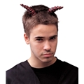 Halloween - Spiraalinmuotoiset Sarvet Punainen